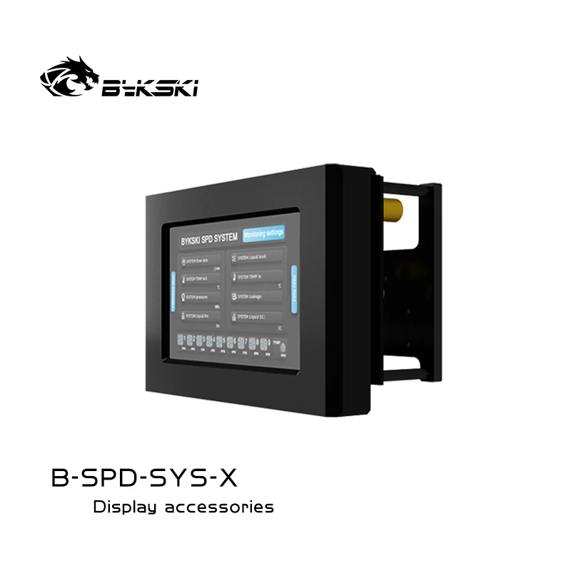 Sistema SPD de monitoramento e regulação de velocidade Bykski, tela sensível ao toque em tempo real, acessórios de resfriamento de PC, B-SPD-SYS-X