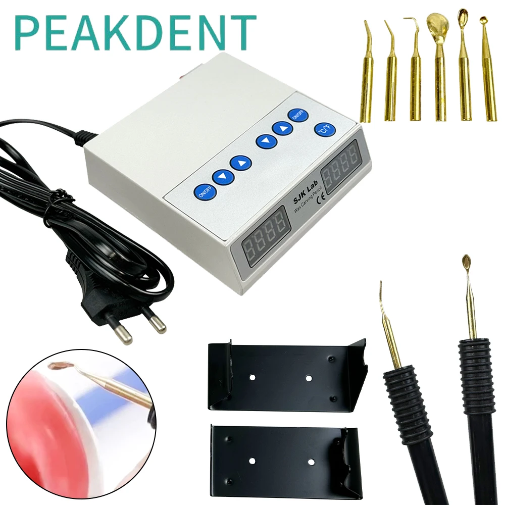 

Dental Lab Electric Waxer Carving Knife Dental Waxer Electric Carver Double Pens Kit Dentistry Lab Instruments