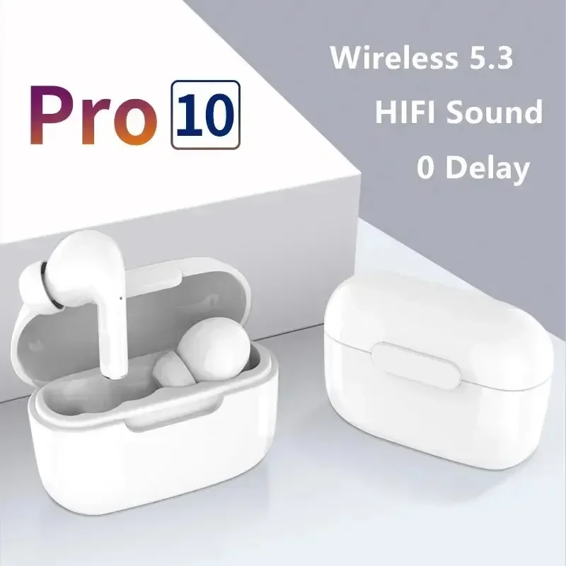 

PRO10 TWS wireless headphones earphone Bluetooth-compatible 5.3 waterproof headset with mic for Xiaomi iPhone PRO10 earbuds