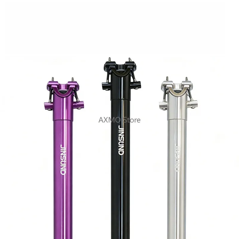 

Folding Bicycle Seatpost High Strength Aluminum Alloy Reinforced Thickened MTB Seat Post Cycling Accessories