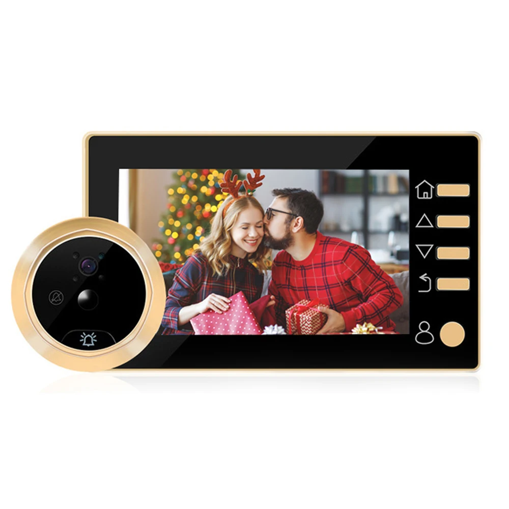 Video Peephole Doorbell Viewer 4.3 Inch Door Camera Lcd Digital Electronic Door Viewer Night Vision Motion Detection