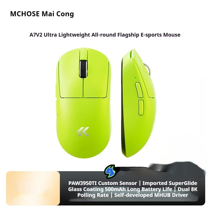 MCHOSE A7 V2 Pro+ Ratón Gaming Gaming Inalámbrico Bluetooth Tres Modos Ligero Ultra+3395