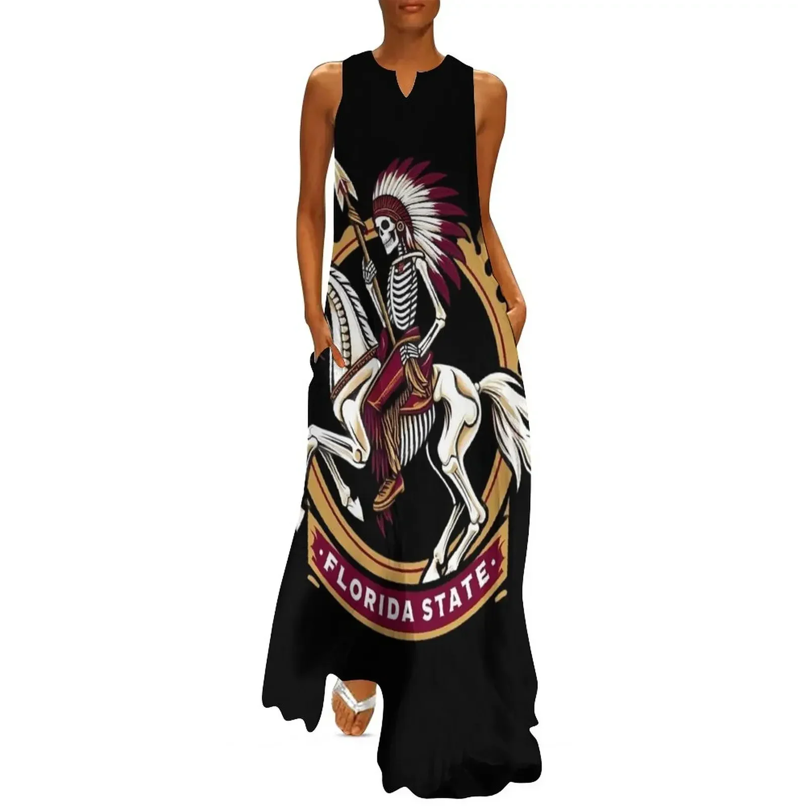 

Skull Horse Long Dress cute dress womens clothing dresses korean style ladies dresses for special occasion Dress