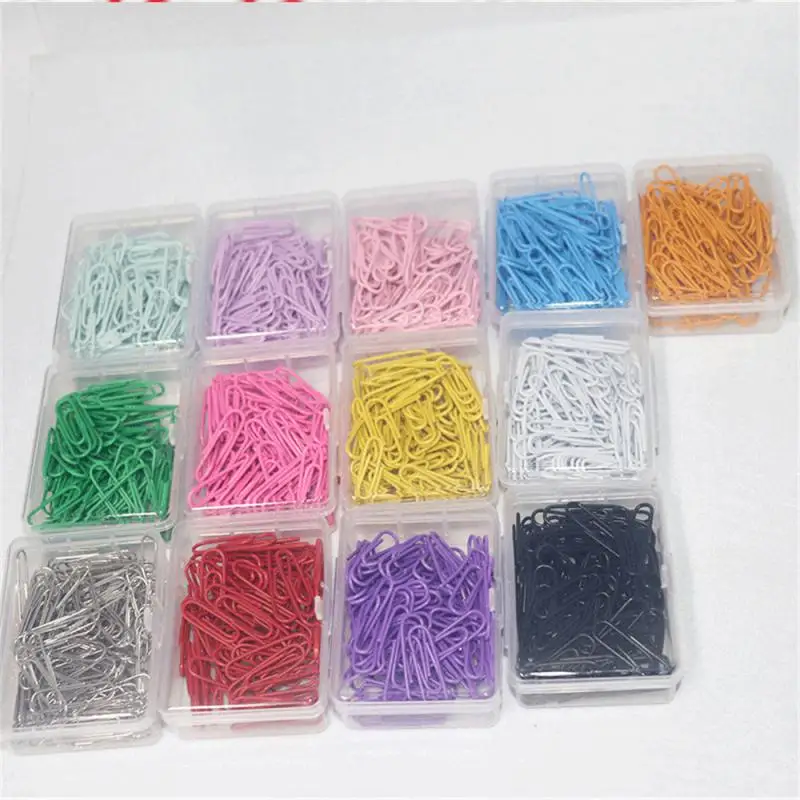 Metal Paper Clip Innovative Durable And Reliable Multi-function Convenient And Practical Daily Essentials Color Bookmark Useful