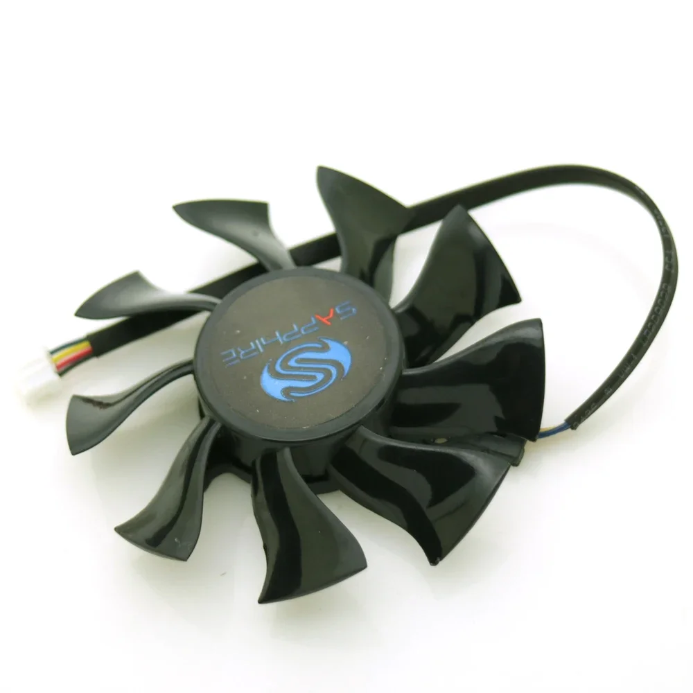 

FD8015H12S 75mm 4Pin 4Wire VGA Fan For Sapphire HD6850 HD4860 HD5850 HD4890 Graphics Card Cooling Fan