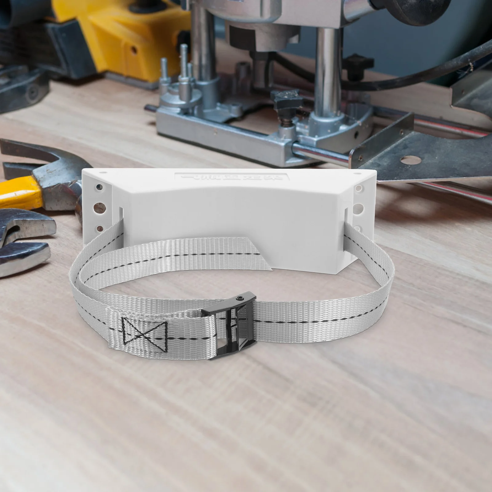 

40L Gas Cylinder Holder Wall Mounted Sturdy Adjustable Strap Bracket for Propane Tank Stand Secure Storage in Lab Boat Use