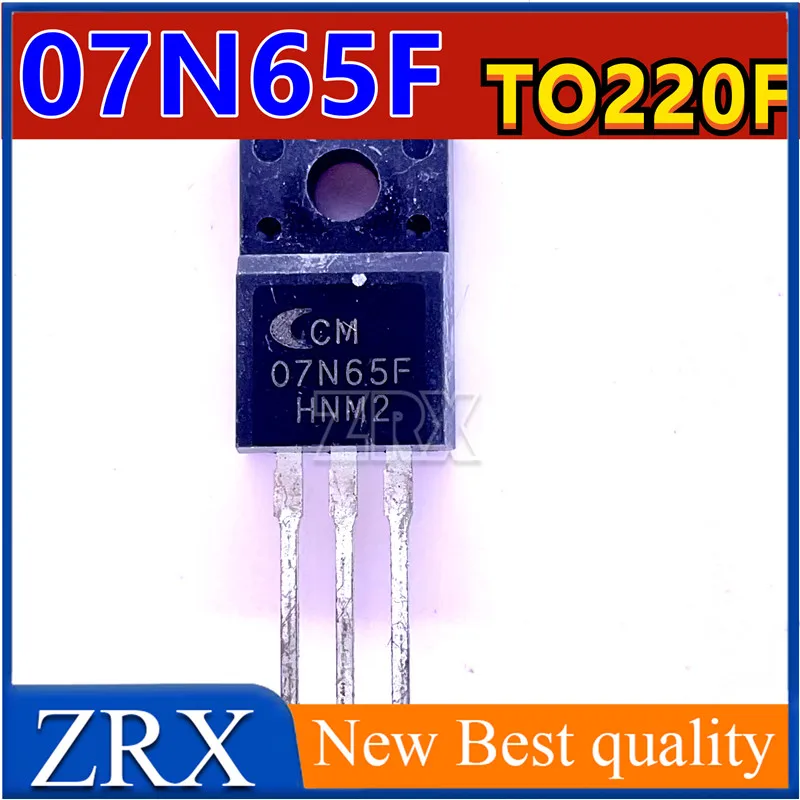 5Pcs/Lot New original 07N65F 7A/650V MOSFET three-level transistor