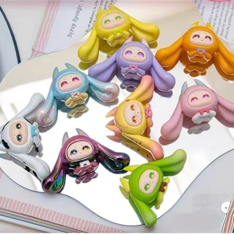 

Samael Bunny Lollipop Series Mini Blind Box Kawaii Cute Figurines In Stock Desktop Decor Birthday Gift For Girls Collectible
