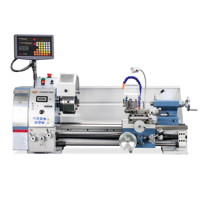 JY300VF PRO Desktop Household Lathe Industrial Grade Small Lathe Metal Teaching Micro Machine Tool