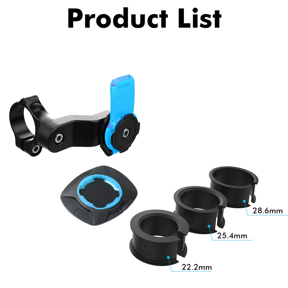 Bicycle Quadlock Moto Support Bike Phone Holder Bicycle Phone Stand Ram Mount MTB Bicycle Scooter Security Cell Phone Accessory