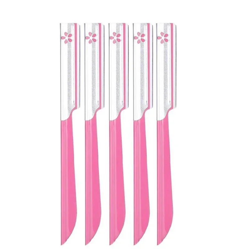 5-10 Stück Augenbrauen-Epilierer-Sets für Frauen, Make-up Schönheits-Augenbrauen-Haarentfernungs-Styling-Tool, Stahlklinge, Make-up Gesichtsrasierer, Trimmer – Detail 3