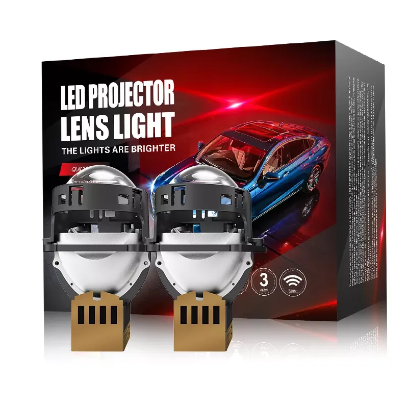 

3.0 Inch 12V 5500K Bi Led Laser biled Projector Lens Car Kit Led Headlight Lens