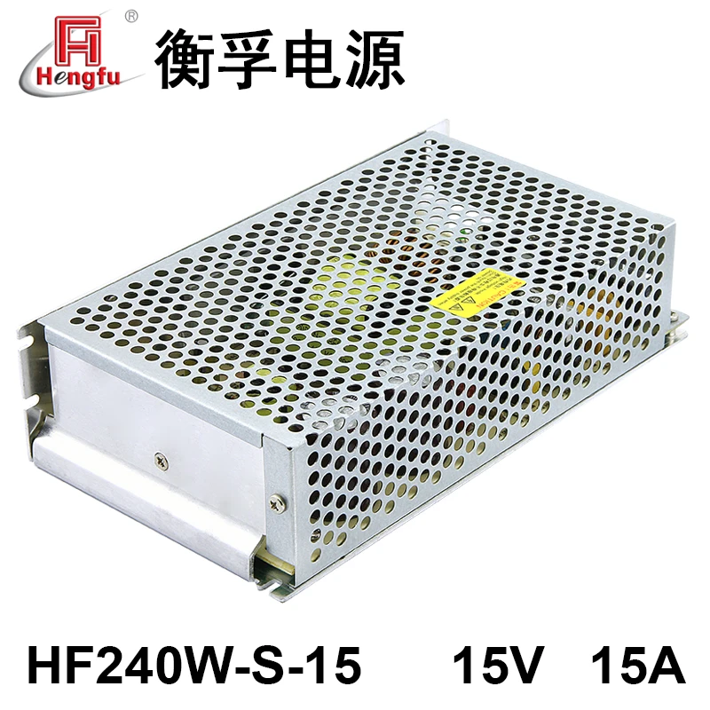 Hengfu HF240W-S-15 Adapter Oplader Ac 220V Overdracht Dc 15V 15A Laser Industrie Schakelende Lader