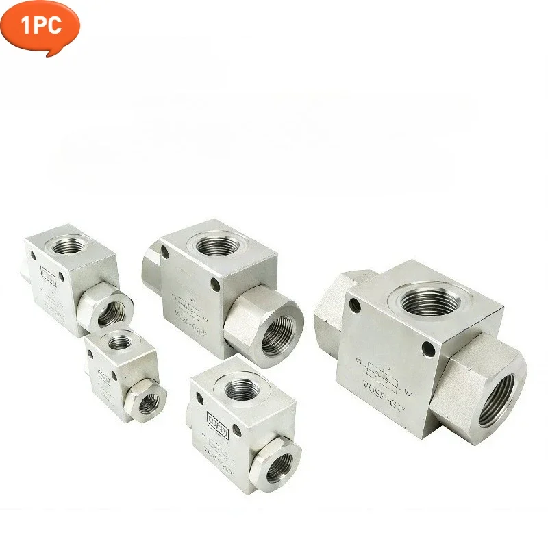 1PC Hydraulic Shuttle Valve VUSF-G1/4" VUSF-G3/8" VUSF-G1/2" VUSF-G3/4" VUSF-G1"