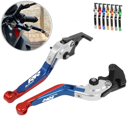 Accesorios de motocicleta CNC palancas de embrague de freno con mango extensible plegable ajustable para BMW S1000RR S1000 RR S 1000 RR 2010-2019