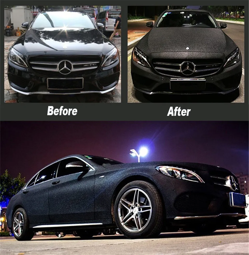 Glitter Diamond Sandy Sparkle Vinyl Car Wrap Film Car Wrapping Foil Sticker Sheet Bike Console Computer Laptop Skin