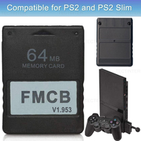 FMCB Free McBoot Card For Sony PS2/PS2 Slim For Playstation 2 8MB/16MB/32MB/64MB Memory Card OPL MC Boot for PS2 Accessories