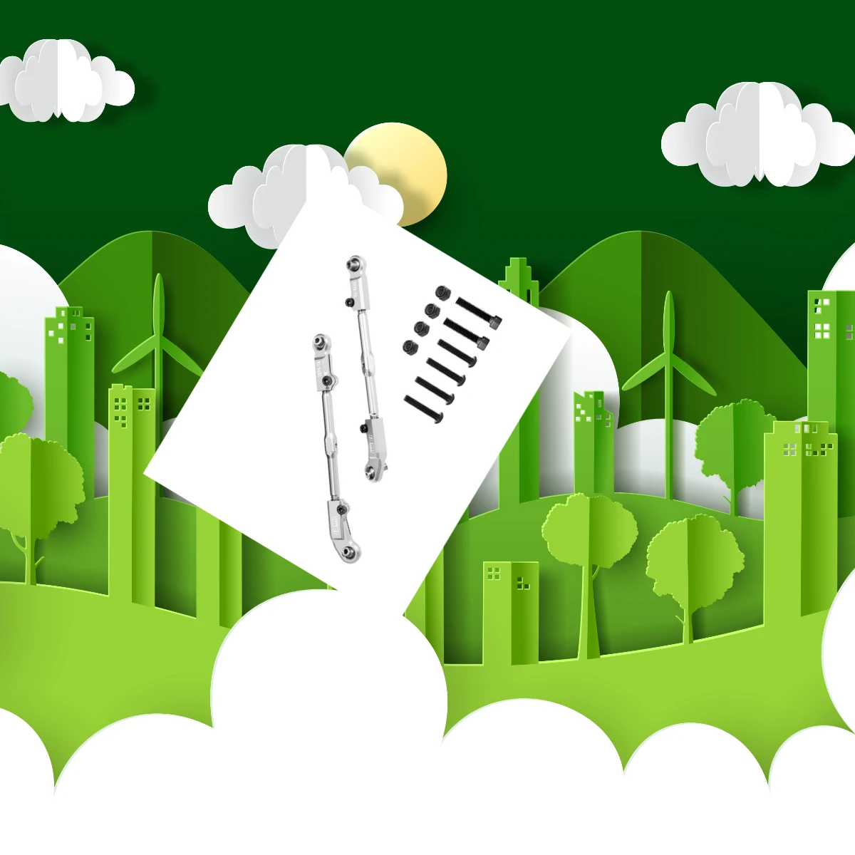 

GPM 1/8 Kraton Talion 6S BLX-ARA10648 для сплава 7075 + SST Регулируемая передняя рулевая тяга ARRMA