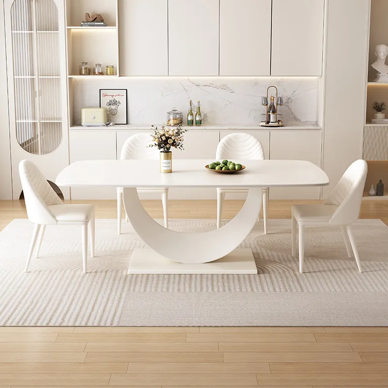 Chairs Center Dining Table Kitchen Restaurant Coffee Modern Luxury Dining Table Designer Space Saving Muebles Salon Furniture