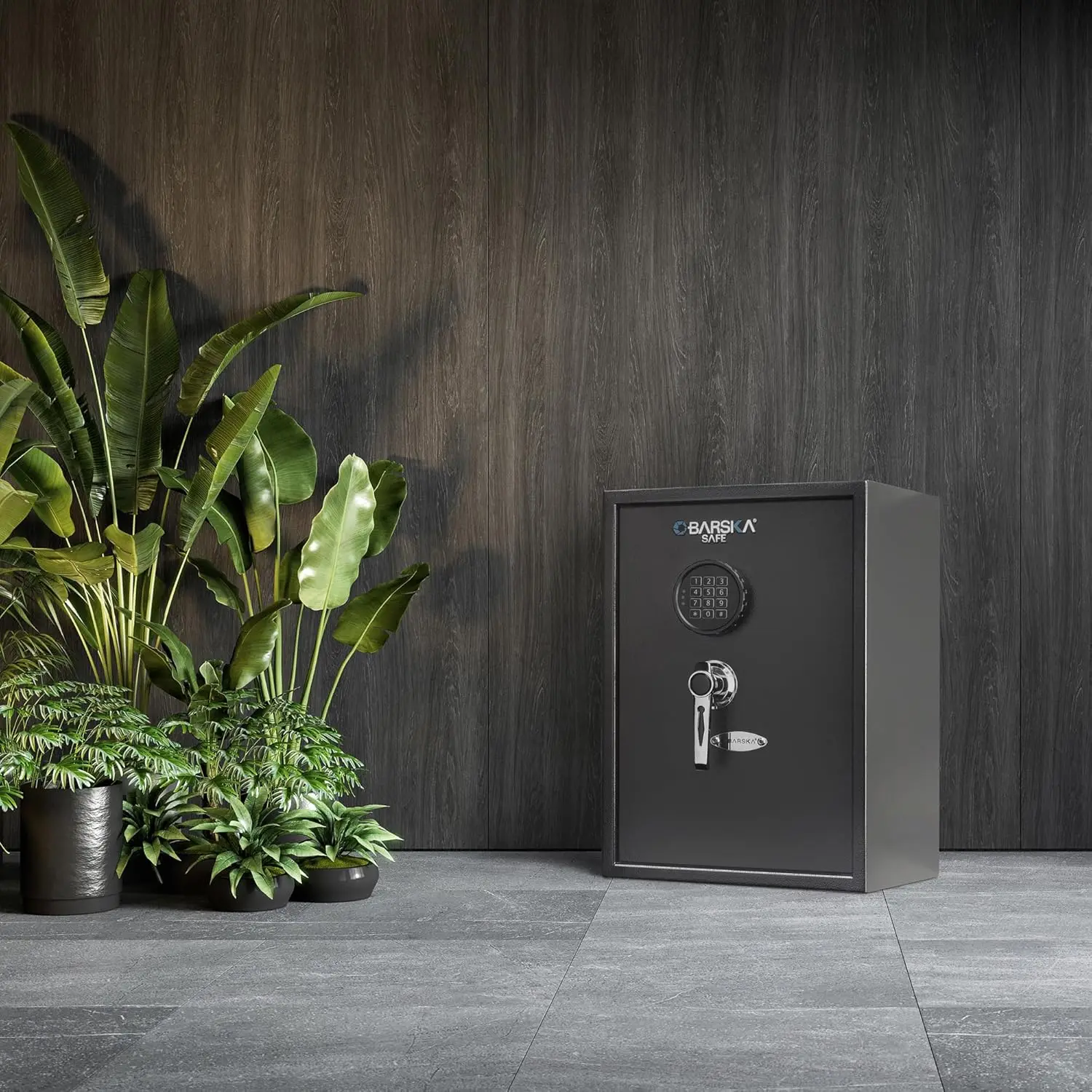 1.45 Cu Ft Large Digital Keypad Safe – Solid Steel with 3 Deadbolts, Removable Shelves, Anti-Pry Door Hinges, Mountable Home & O