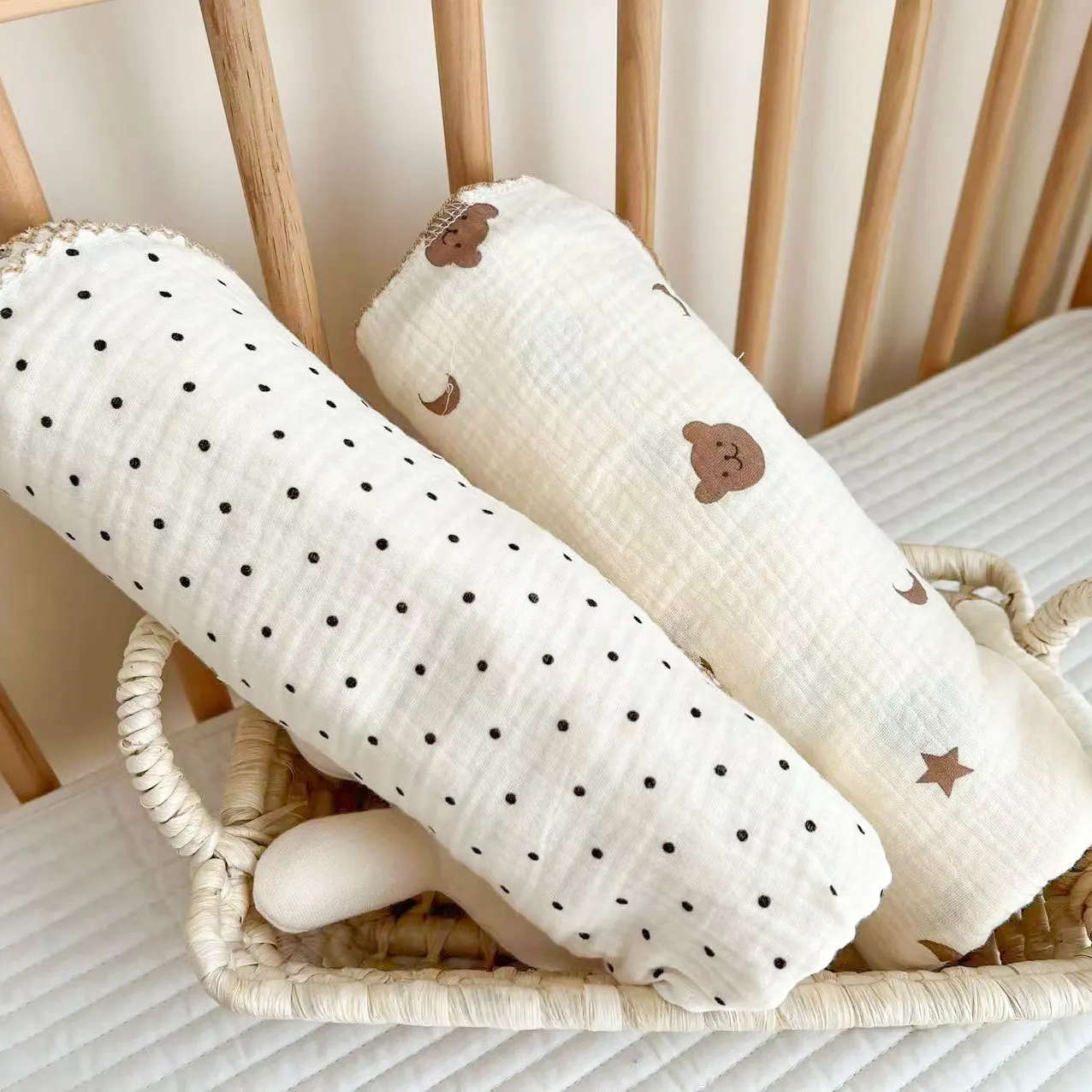 Summer Baby Blanket Newborn Muslin Swaddle Wrap Blankets For Girl sBoys Baby Receiving Blanket Infant Crib Quilt Sleeping Cover