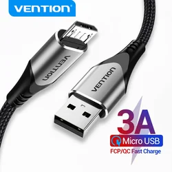 Vention Micro USB Cable 3A Cable Fast Charger USB Type C Data Cable for Samsung Xiaomi LG Android Micro USB Mobile Phone Cables