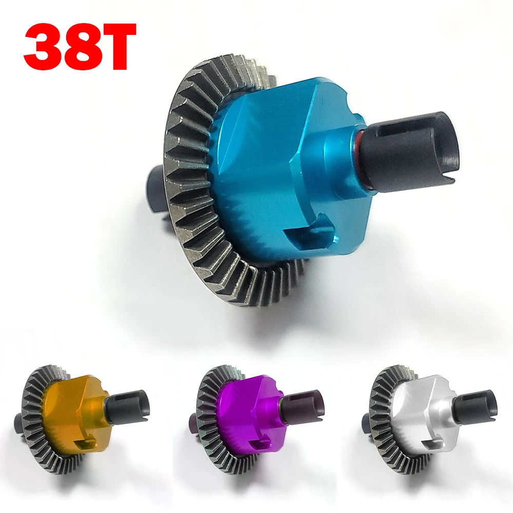 

1Set Metal Differential Diff Gear Complete 38T For 1/10 HSP Model Car Flying Fish Buggy Monster 94122 94188 94177 94166 94111