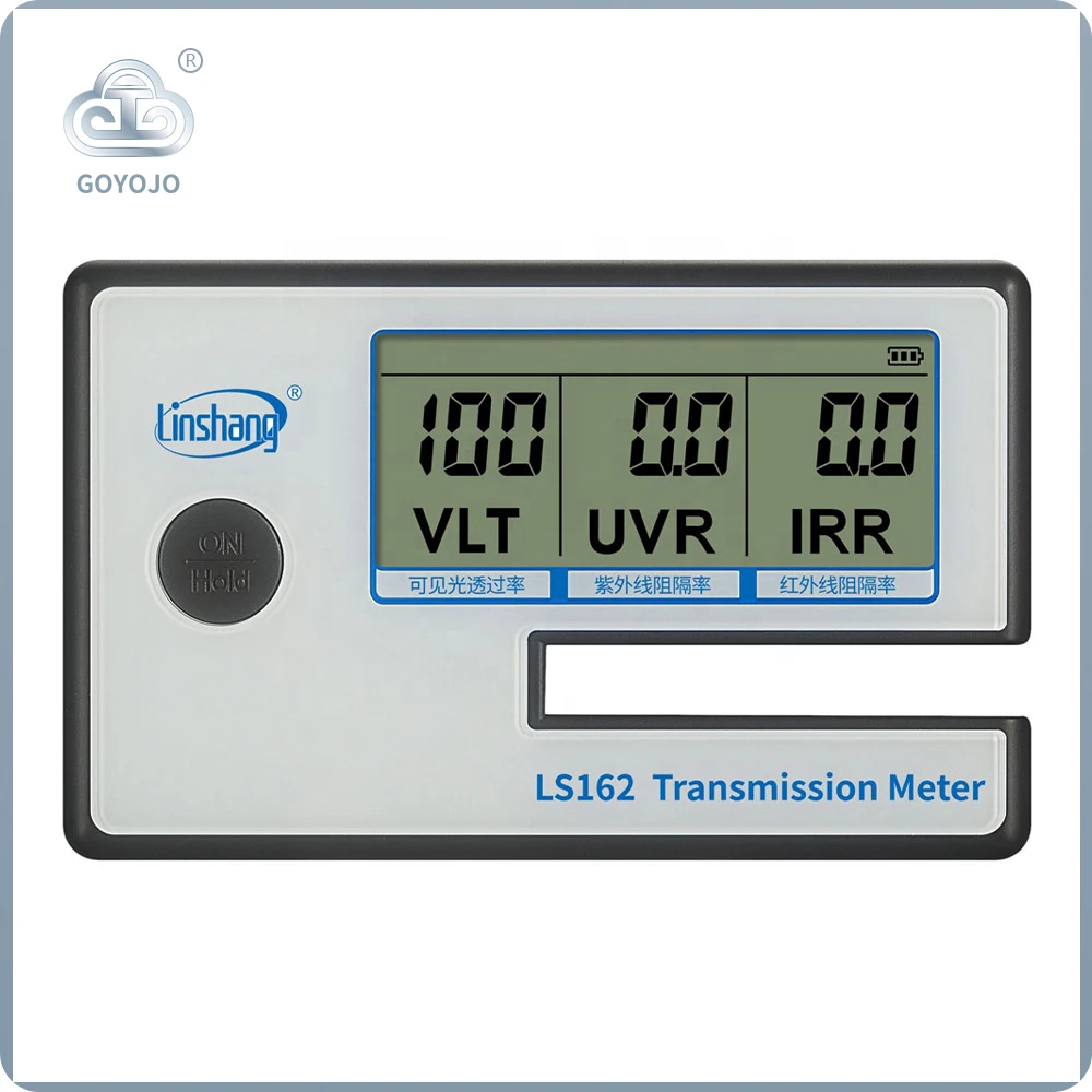 Portable Window Tint Transmission Meter Linshang LS162 Measure IR Rejection UV Blocking Rate Visible Light Transmittance