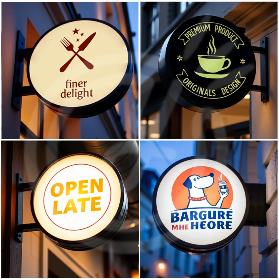 مخصص النيون علامة Led لافتات المنزل ضوء شعار الأعمال جدار إلكتروني صندوق معدني تصميم شخصي الاكريليك رسائل مشرقة مضيئة