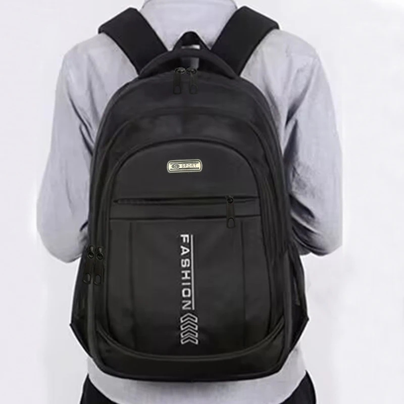 حقيبة ظهر متعددة الجيوب ذات سعة كبيرة، أنيقة ومتعددة الاستخدامات، يمكن حملها للسفر، مع أشرطة كتف قابلة للتعديل