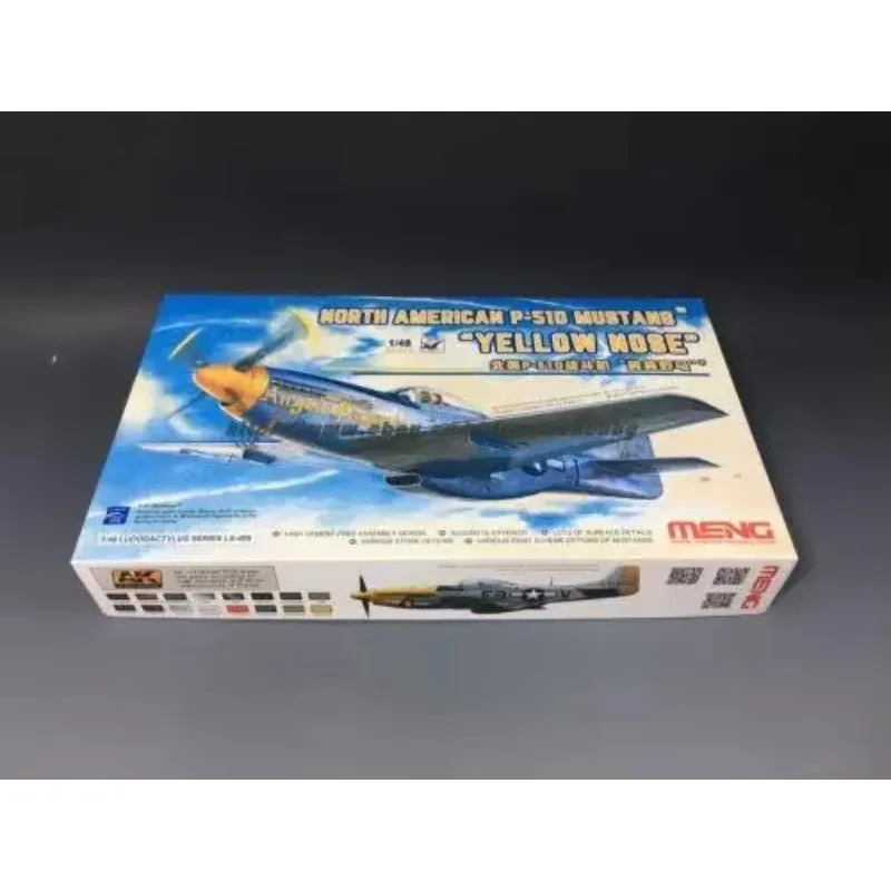 Meng LS-009 1/48 North American P-51D Mustang Yellow Nose Assembly Model Kit