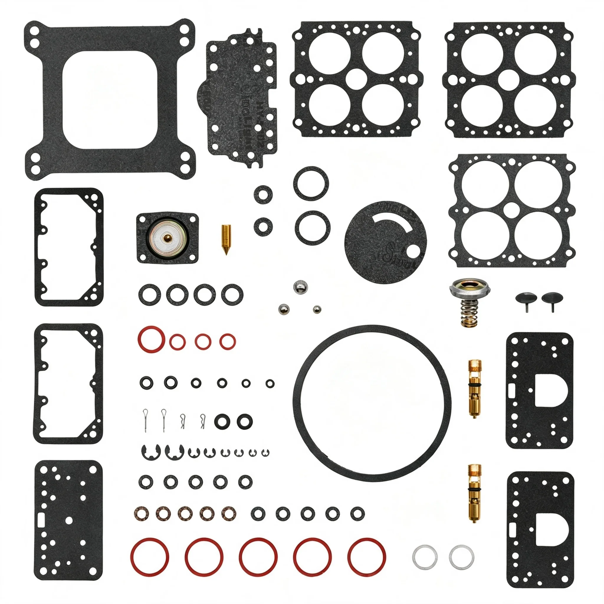 For Holley Carburetor Repair Kit 159064 for 4160 Series Models Including 570 600 650 670 770 CFM Vacuum Secondary Units