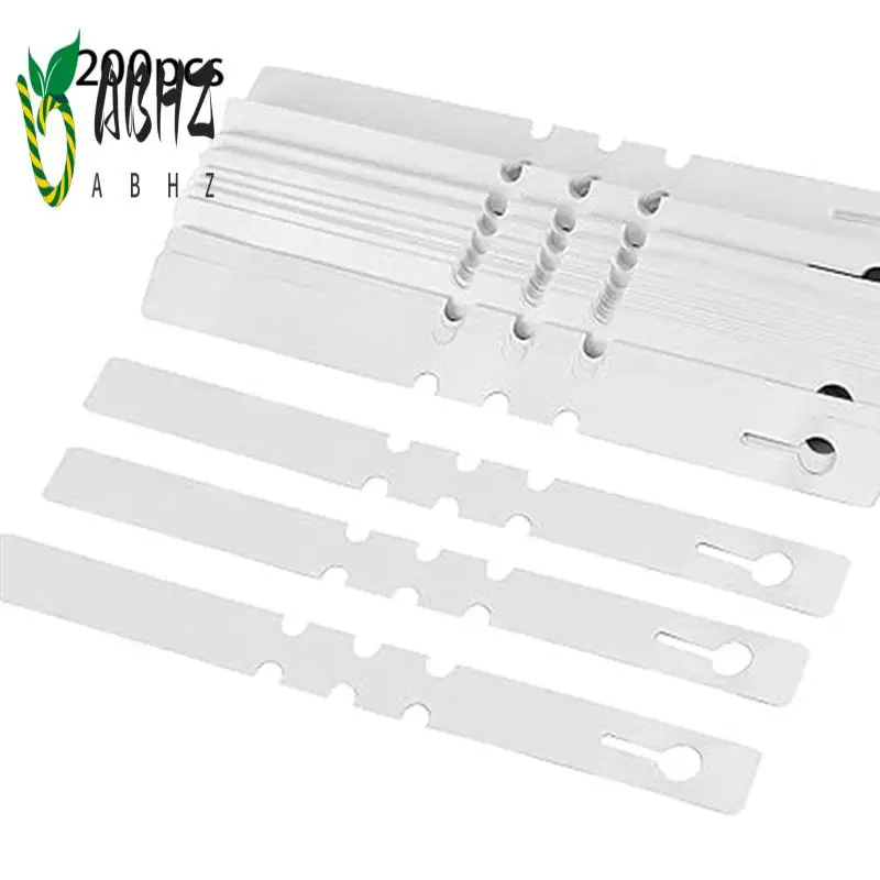 

ABHZ-1200 Pieces Of Hanging Plant Tree Labels, Waterproof Plant And Flower Sign Tags, Ring Kindergarten Labels, Adjustable Durab