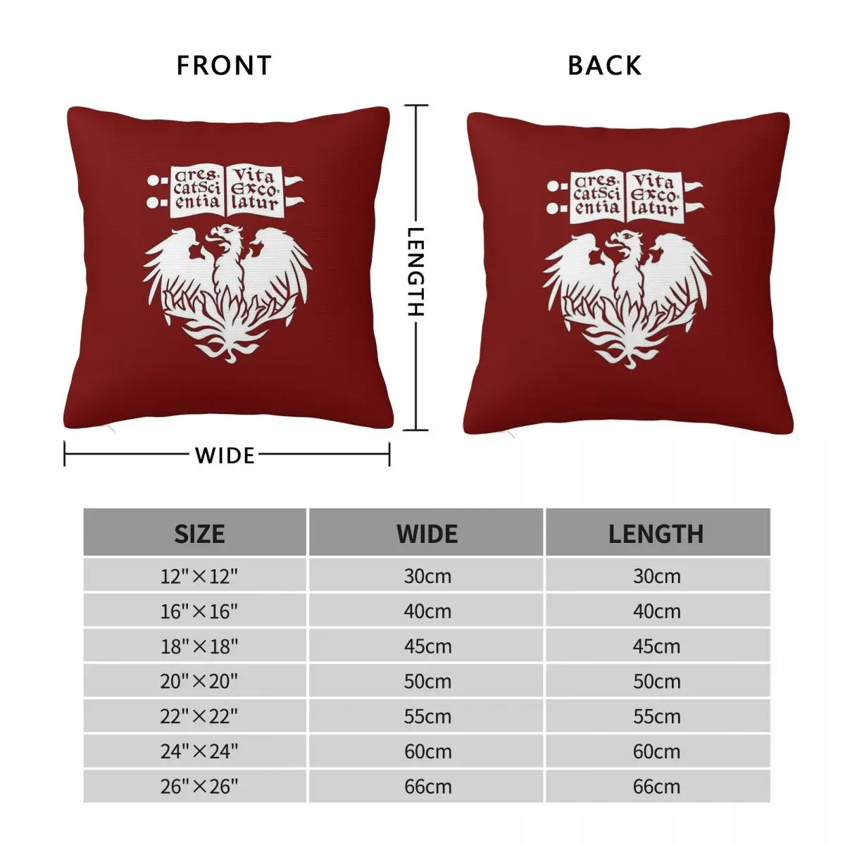 University Of Chicago Icon Pillowcase Polyester Linen Velvet Printed Zip Decor Throw Pillow Case Home Cushion Cover