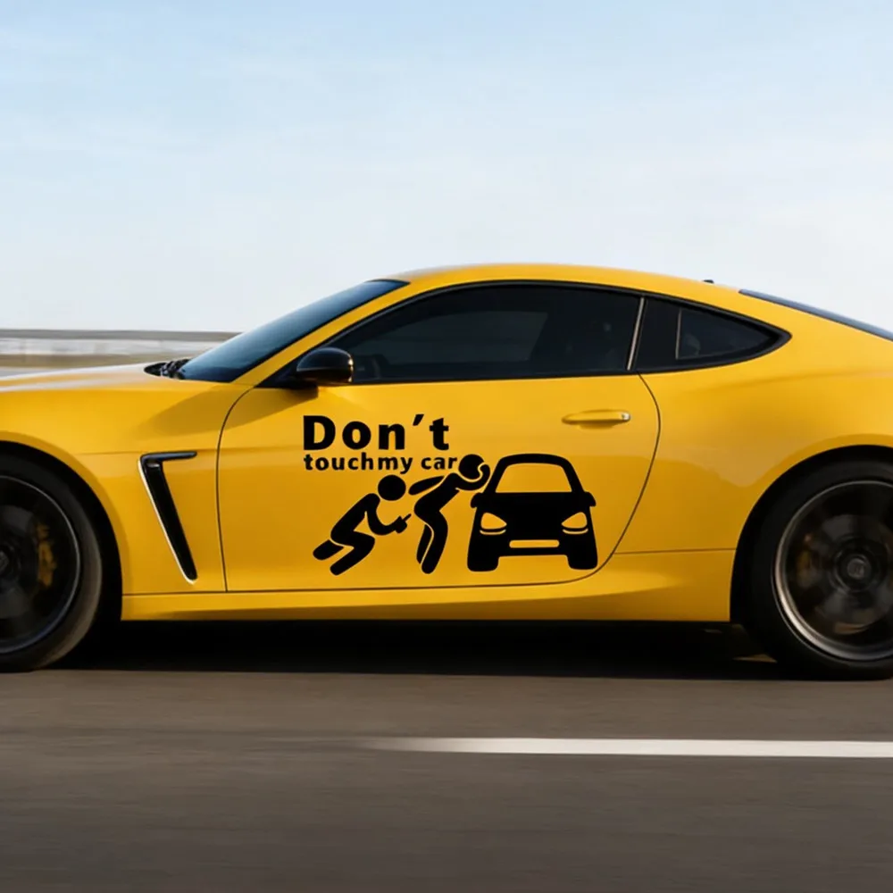Don't Touch My Car  Decor Sticker Automobile Truck SUV Rear Windscreen Door Side Vinyl Decal Tuning Auto Accessories Car Sticker