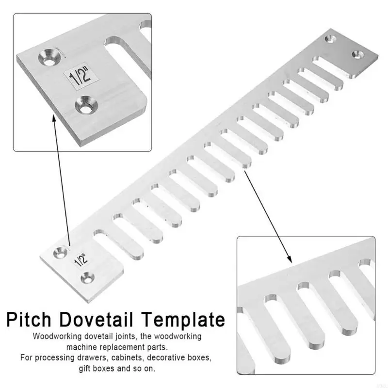 

A0KE Multifunction Woodworking Tool Aluminium Practical Semipermeable Tenoner