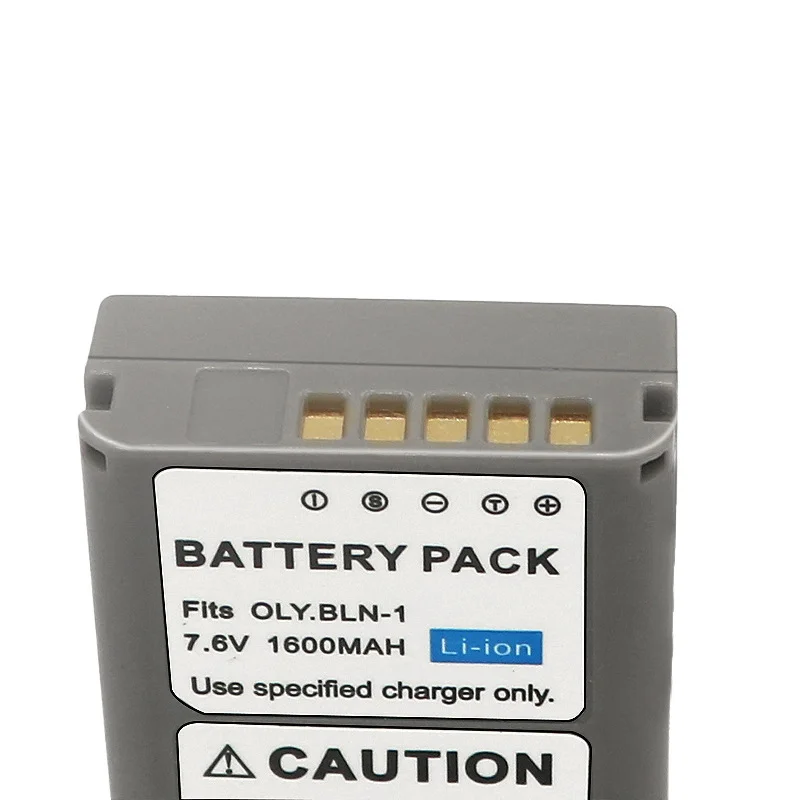 BLN-1 BLN 1 PS-BLN1 Camera Battery + Charger for Olympus E-M1 E-M5 E-M5M2 E-P5 OM-D Olympus Pen F PEN E-P5 HLD-6