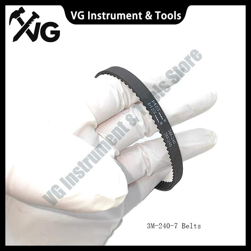 

For Vacuum Cleaner Parts Circumference 240mm Width 7mm - Essential Accessory for Household Cleaning Equipment 3M-240-7 Belts