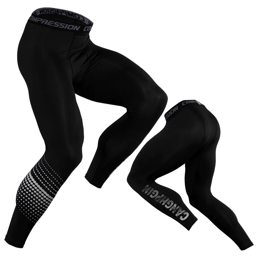 MMA Compression Pants Men\'s Gym Workout Leggings Quick Dry  Yoga Jogging Trousers Sweatpants Fitness Training Running Tights