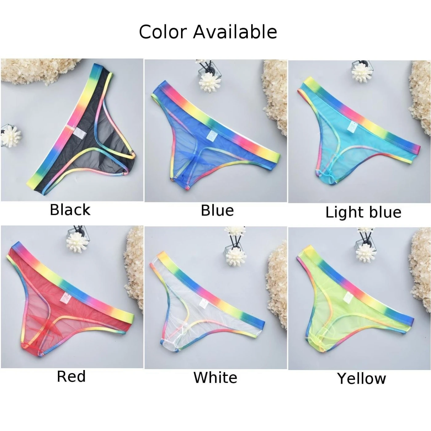 Panties Men Underwear Solid Color Spring Summer Daily Lingerie Low Waist Pouch Sexy Soft Daily Holiday Brand New