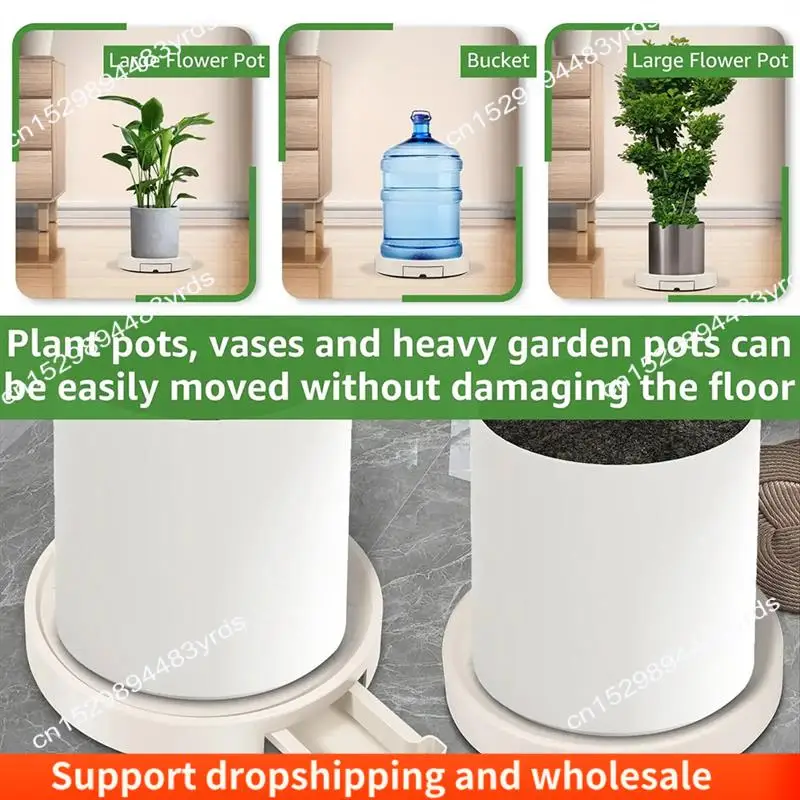 

AA86 Movable Plant Holder Round Rolling Plant Tray Plant Holder With Wheels Universal Heavy Duty Pot Holder