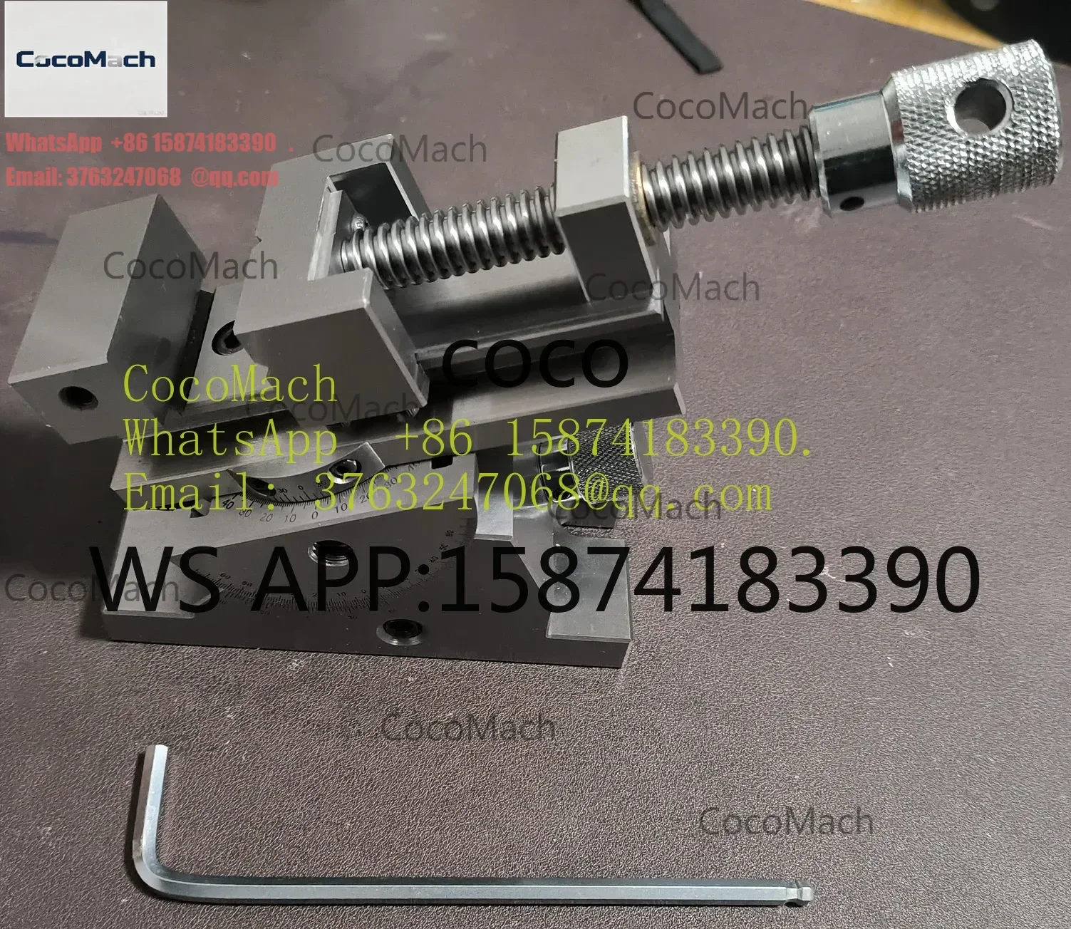 360 Degree Rotating Base Precision Tilting Vise Universal Workholding Vice