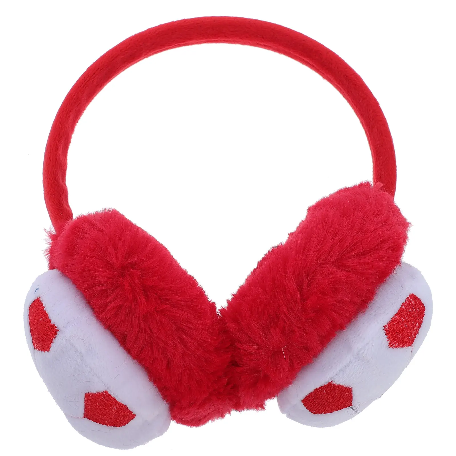 

Football Earmuffs Baby Noise Protection Kids Earpiece Artificial Wool Child Toddler Warm Winter Lightweight Flexible Band