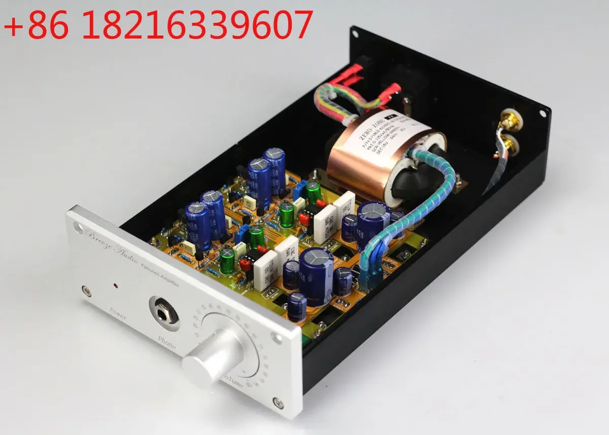 Finished HV11 Full discrete no feedback Class A headphone amplifier L7-27