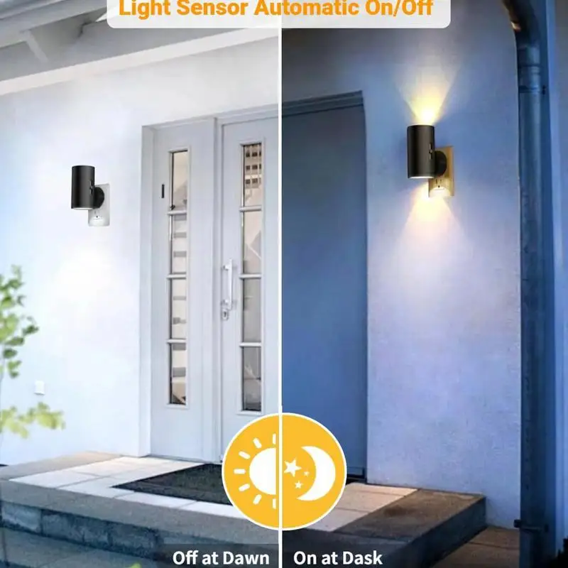 Cilíndrico led night light plug in lâmpada de parede sensor ue/eua plug brilho ajustável regulável luzes da noite para corredor quarto