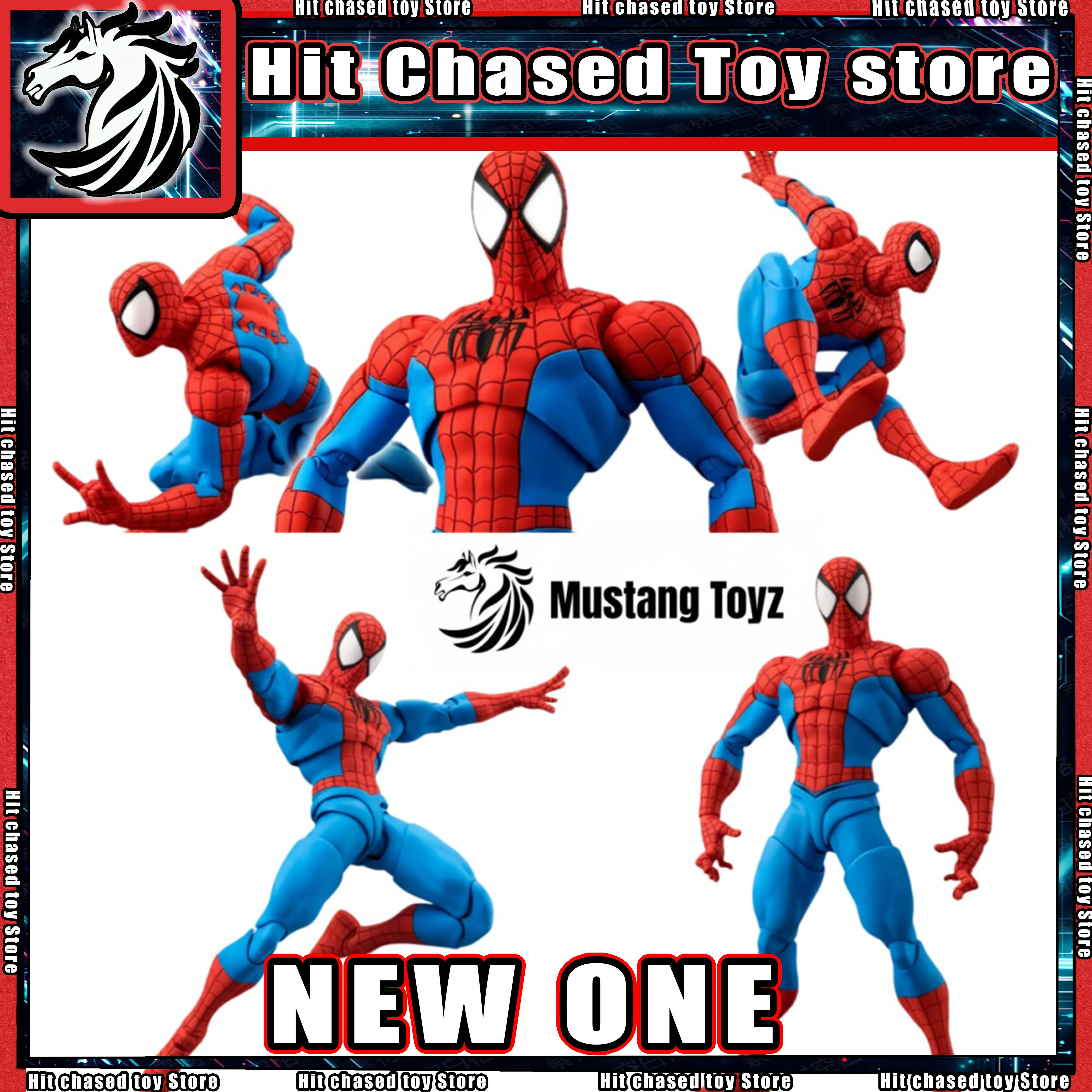 

Hot Mustang Toyz MT02 S.H.Figuarts Spider-Man GAMERVERSE SHF 1/12 Scale Action Figure KO Figurine Model Toys Gifts