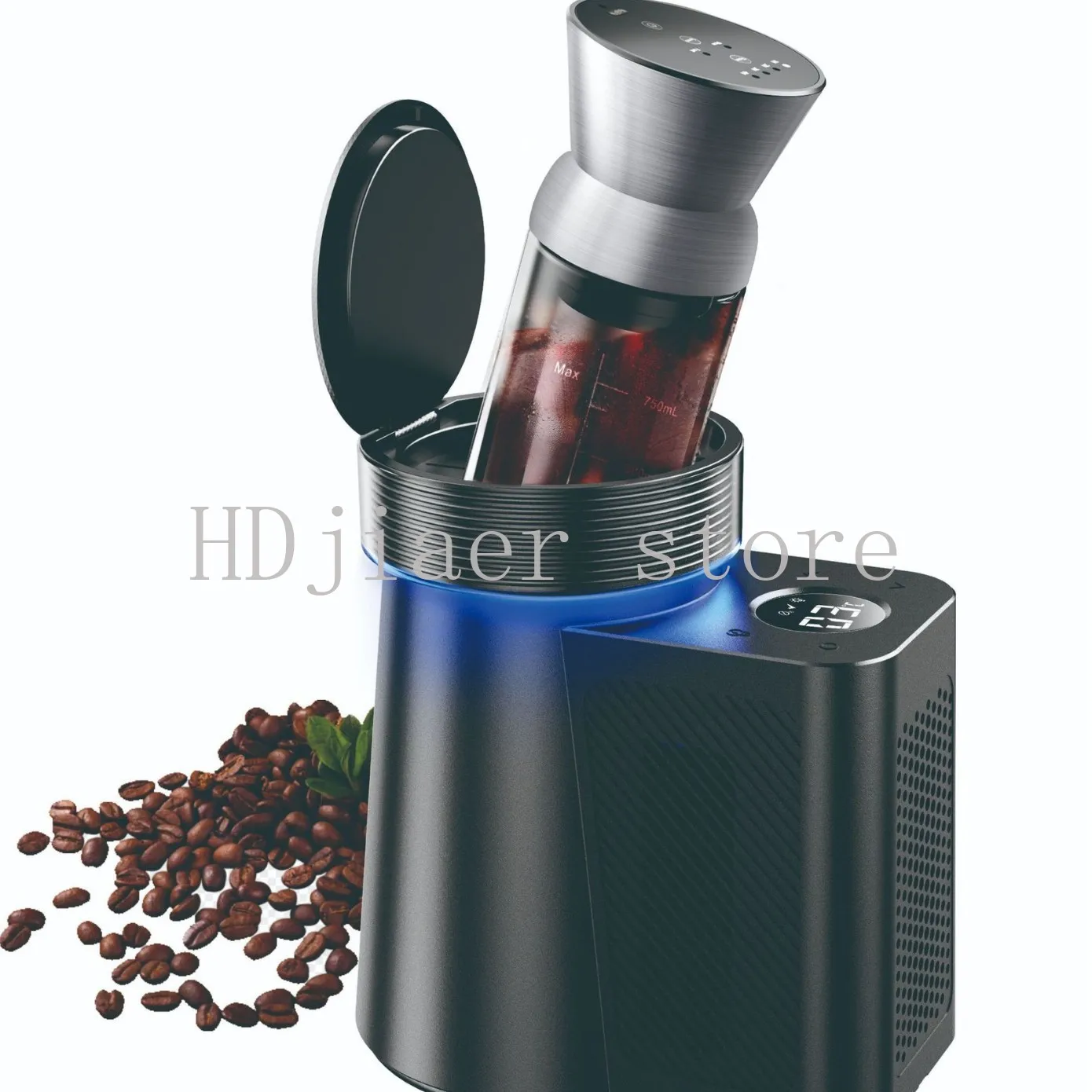 Cooling black technology! The new cold brew coffee machine allows you to enjoy icy coffee both indoors and outdoors