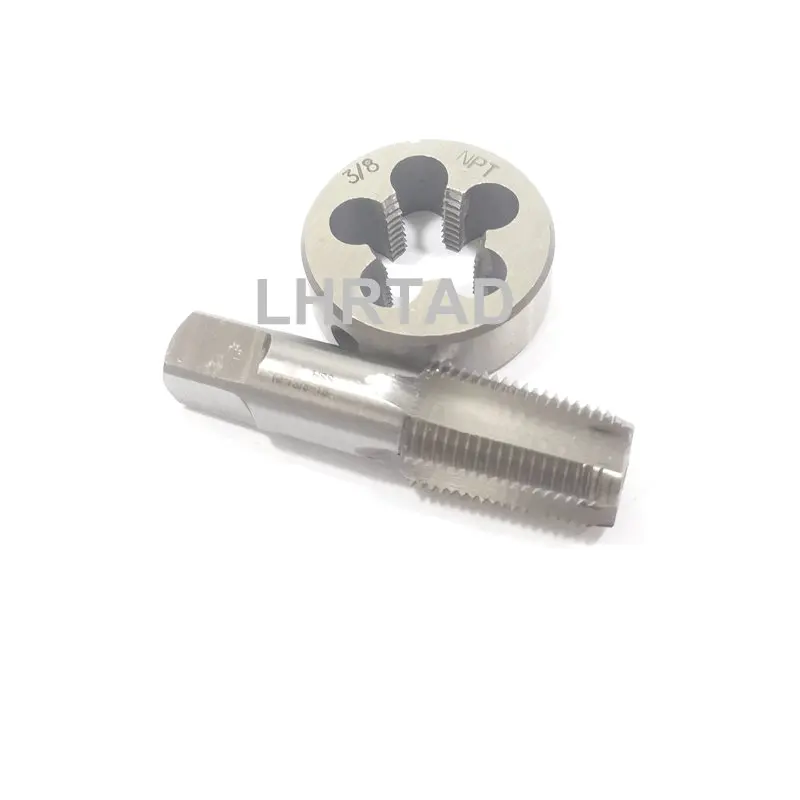 

Pipe Thread Taps Dies sets NPT3/8 NPT1/8 NPT1/4 NPT1/2 American Tapered thread cutter pipe tap Die 3/8-18 1/8-27 1/4-18 1/2-14