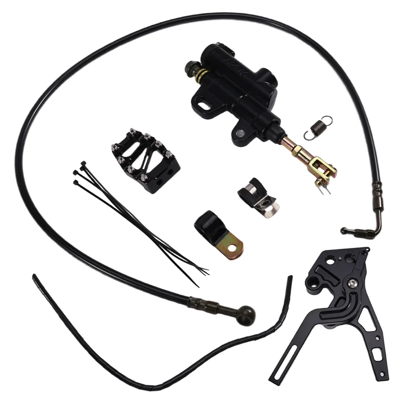 

A82M-For Talaria Sting MX3 MX4 MX5 Electric Dirt Bike Brake Hose Kits Brake Reservoir Hydraulic Foot Brake Pedal Lever