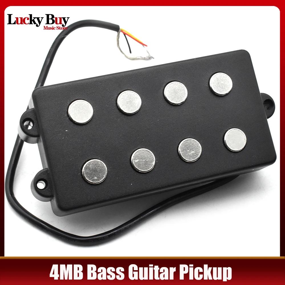 

Чехлы звукоснимателей хамбакера для электрической бас-гитары, 8 отверстий, 4 струны